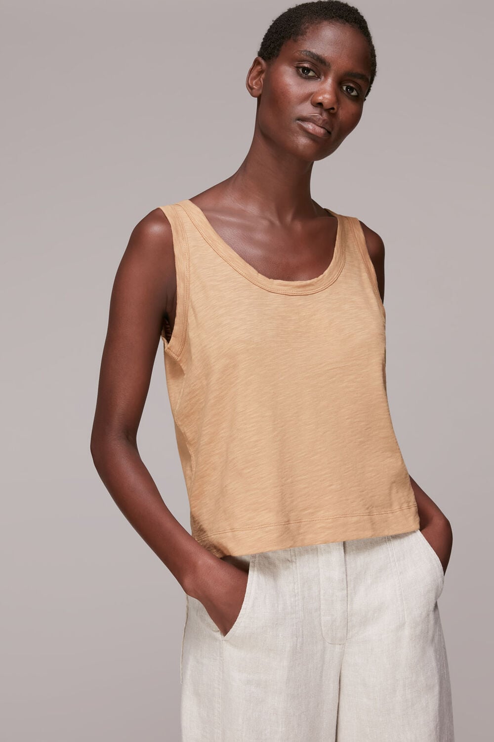 Reversible Button Up Tank Top