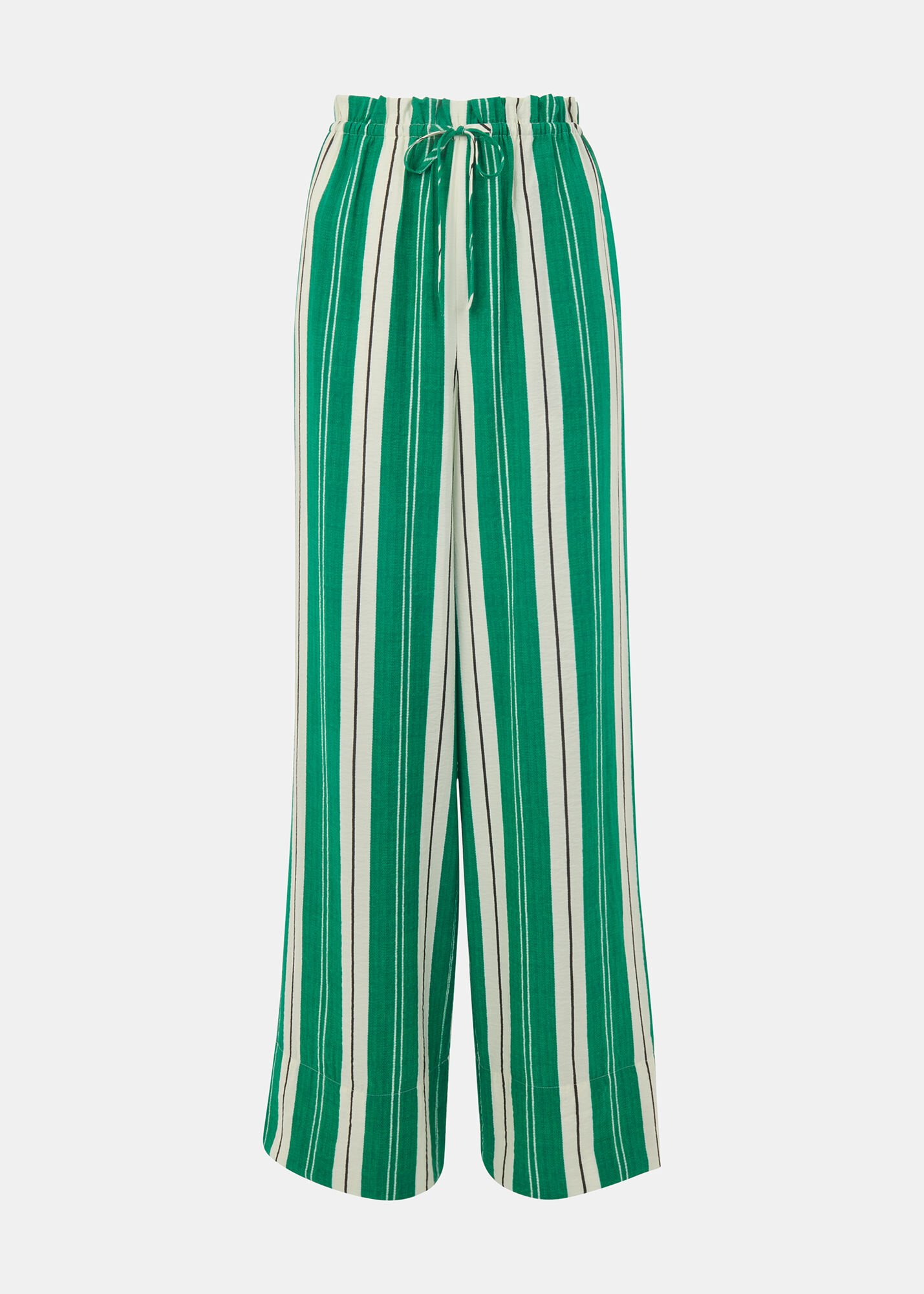 【WOOHWA】STRIPE MAXI TR PANTS Green/Multi Bridget Maxi Stripe Trouser | WHISTLES