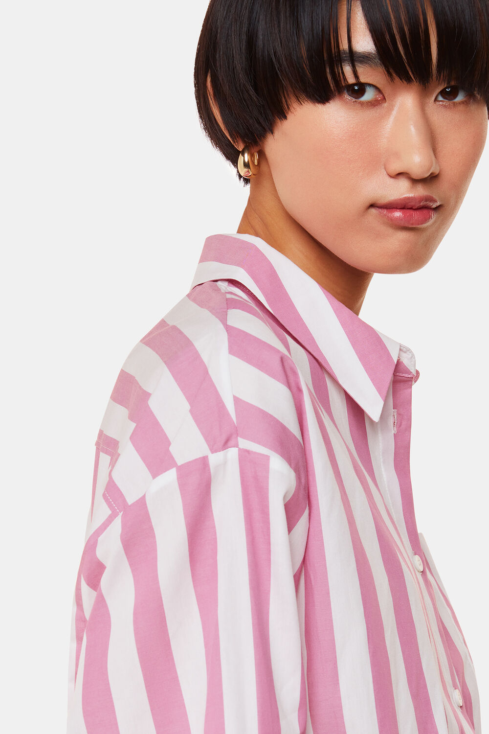 Stripe Oversize Shirt