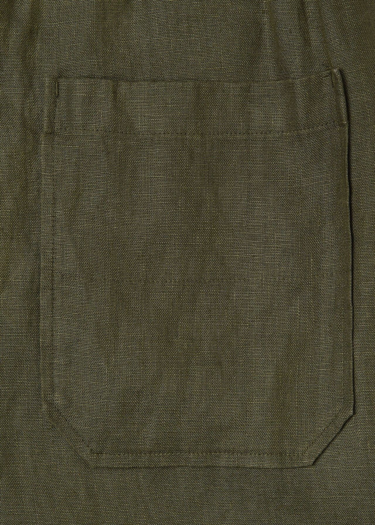 Linen Barrel Leg Trouser