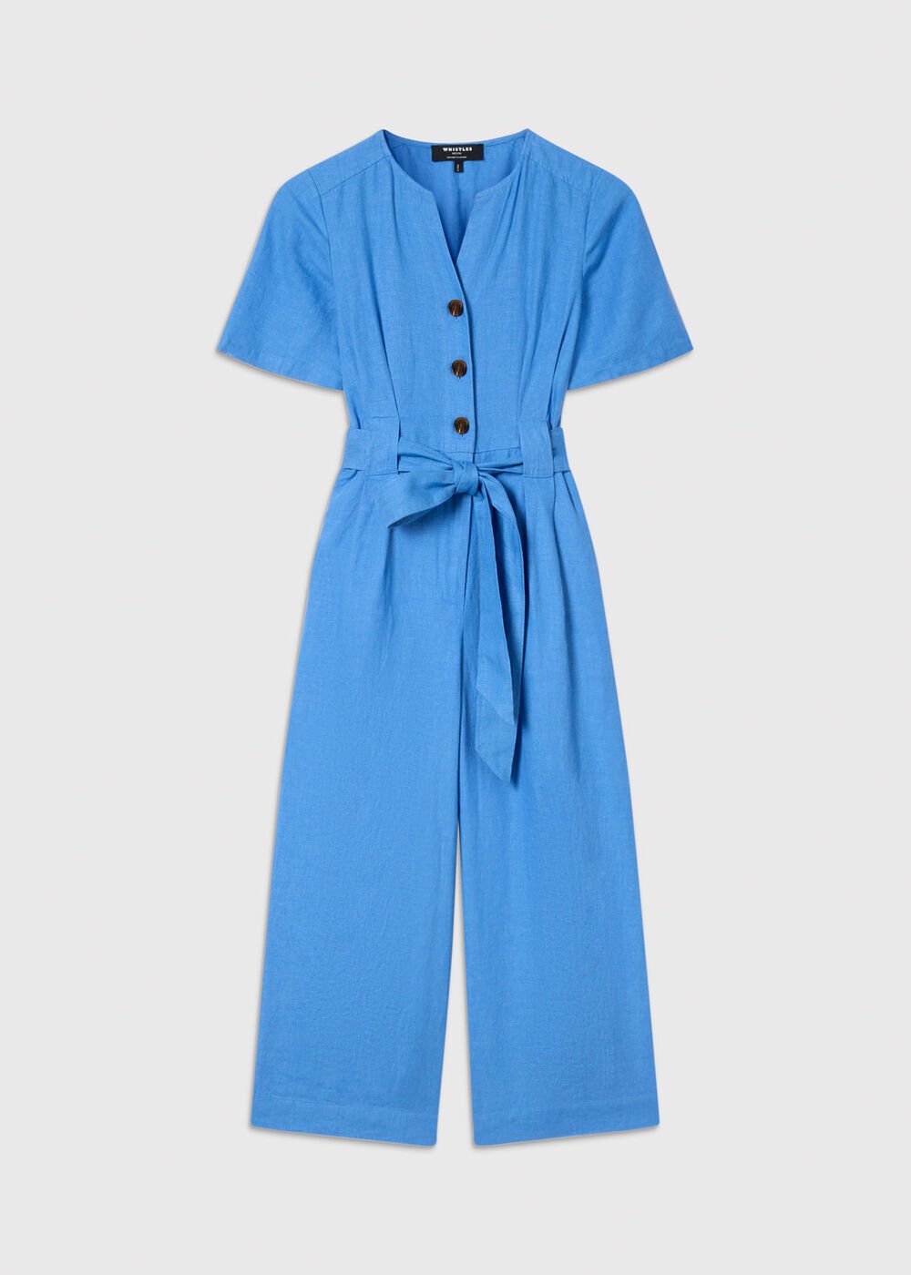 Petite Fiona Linen Button Jumpsuit