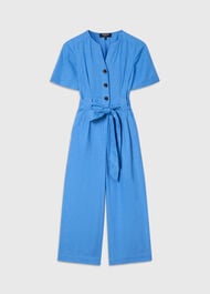 Petite Fiona Linen Button Jumpsuit