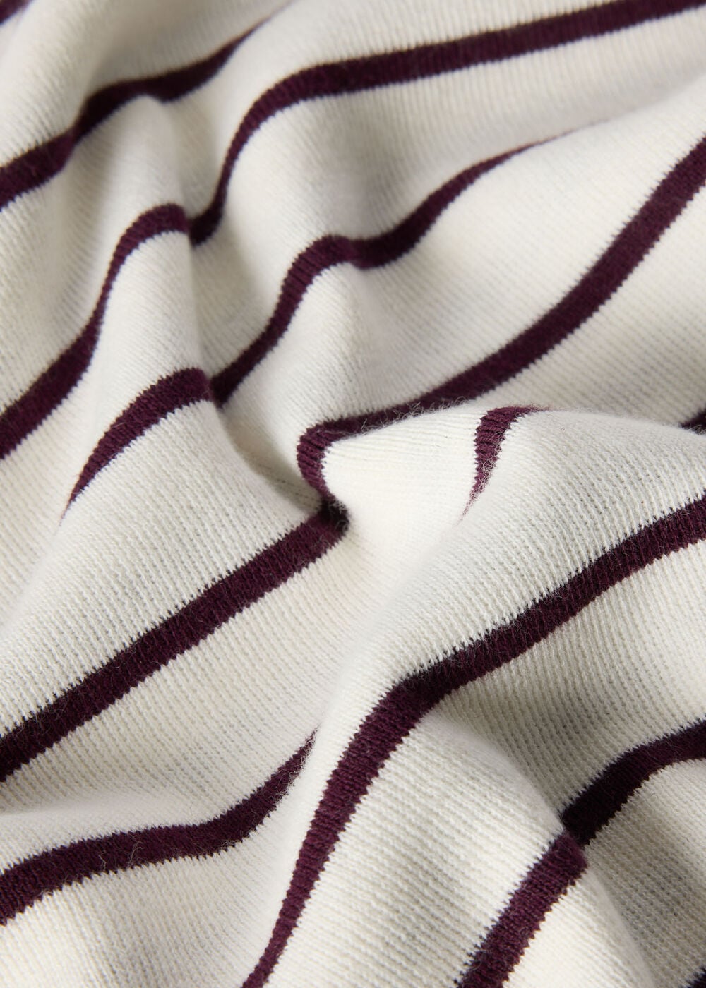 Fine Knit Stripe T-Shirt