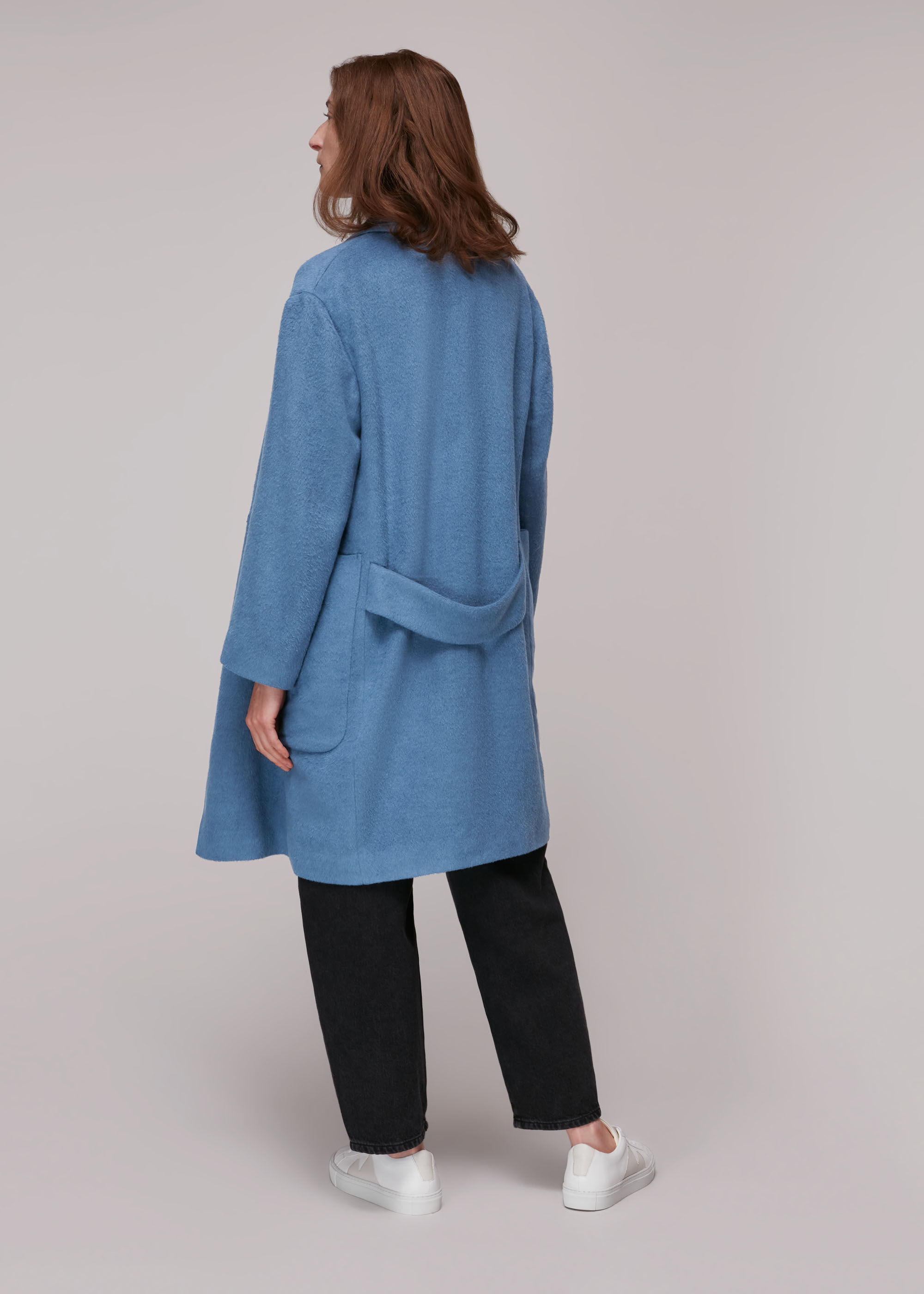 Whistles slim drawn coat discount
