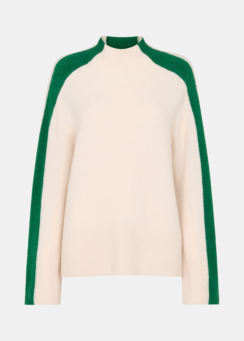 Colourblock Wool Mix Knit