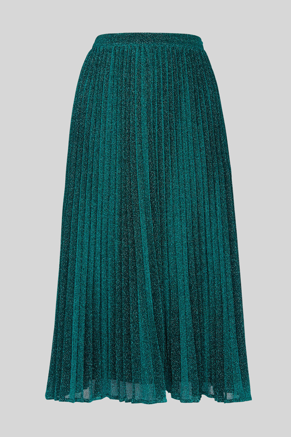 Sparkle Pleated Skirt Green