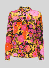 Luella Bloom Silk Shirt Multicolour
