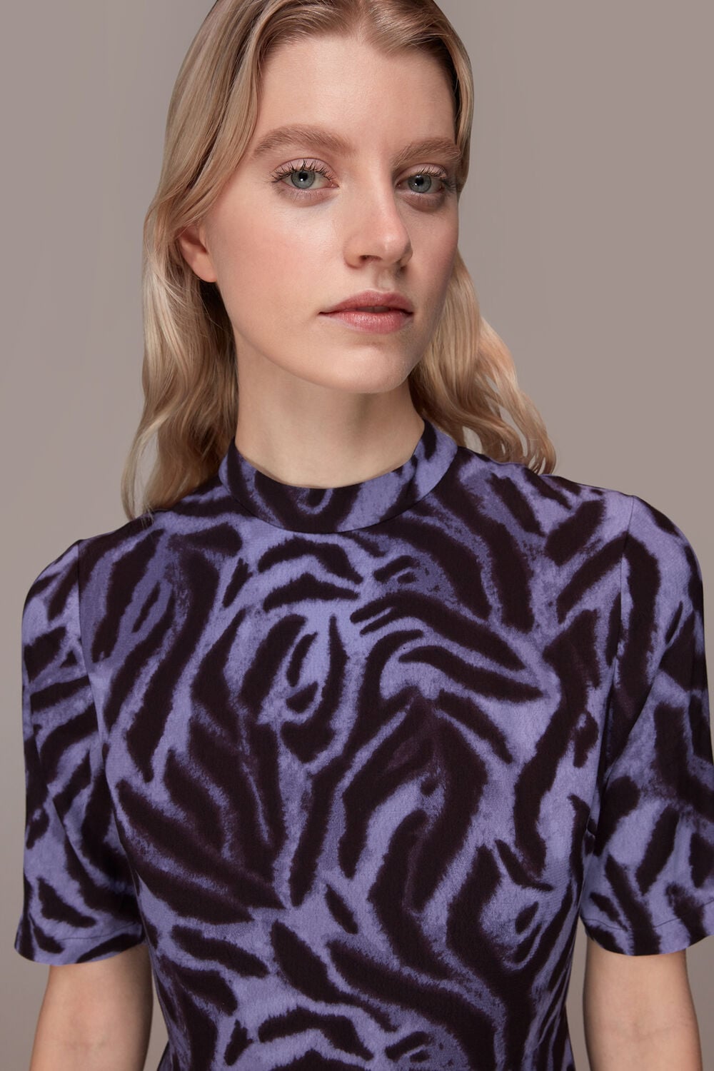 Woodland Tiger Midi Dress