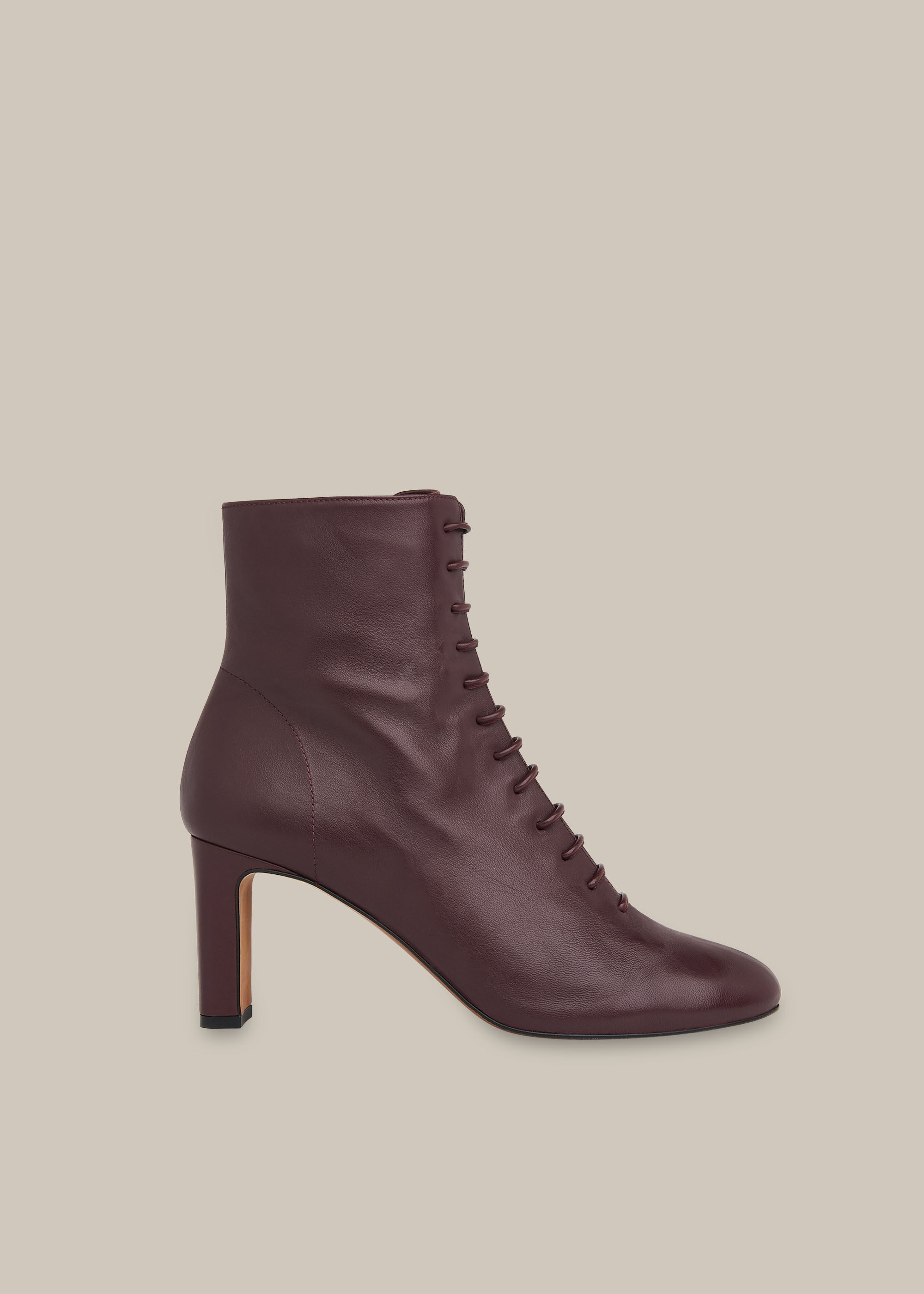 plum ankle boots uk