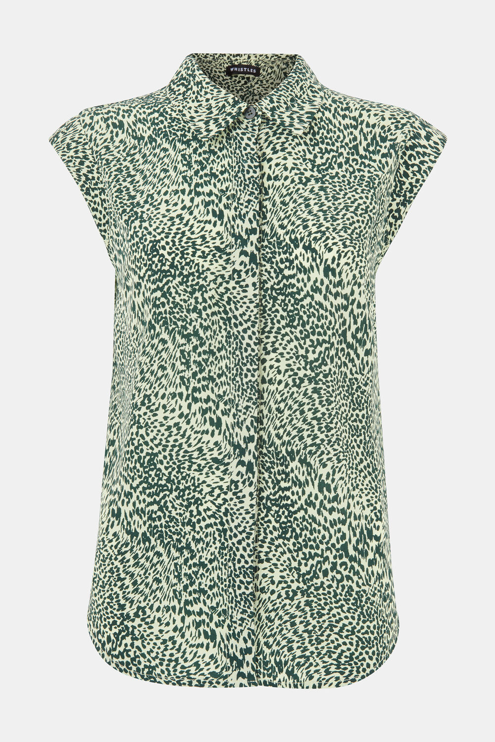 Diagonal Leopard Shirt
