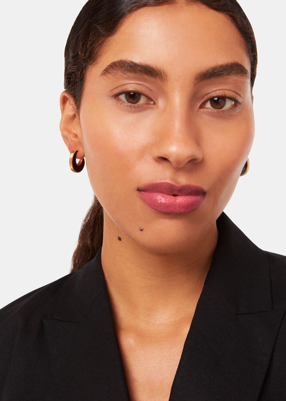 Double Enamel Earring