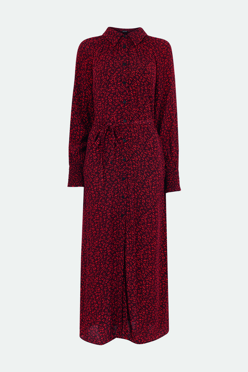 Pansy Dot Shirt Dress