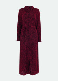 Pansy Dot Shirt Dress