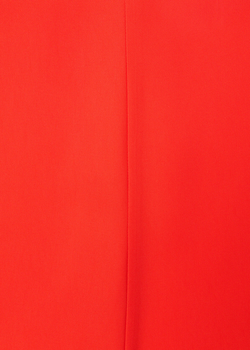 Twist Neck Crepe Midi Dress