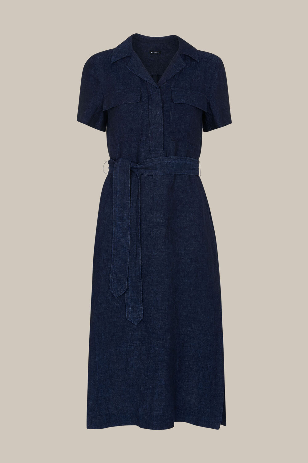 Easy Linen Shirt Dress