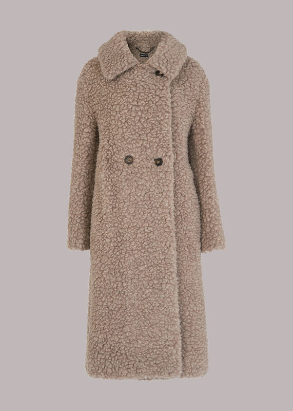Lottie Teddy Wool Coat