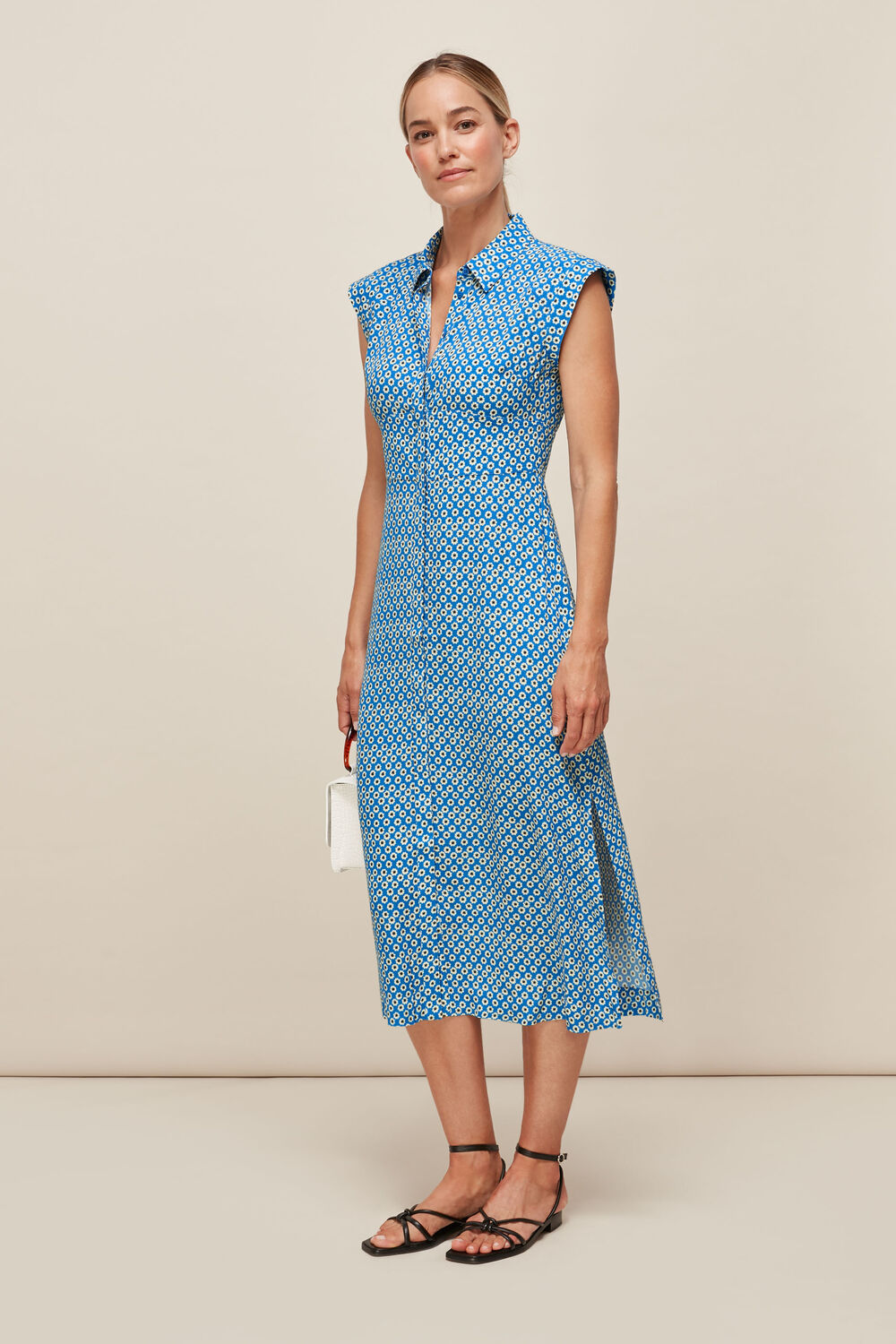 Astrix Floral Blue Dress