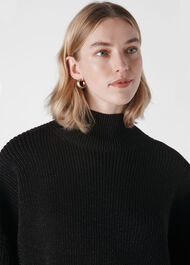 Chunky Sparkle Knit Black