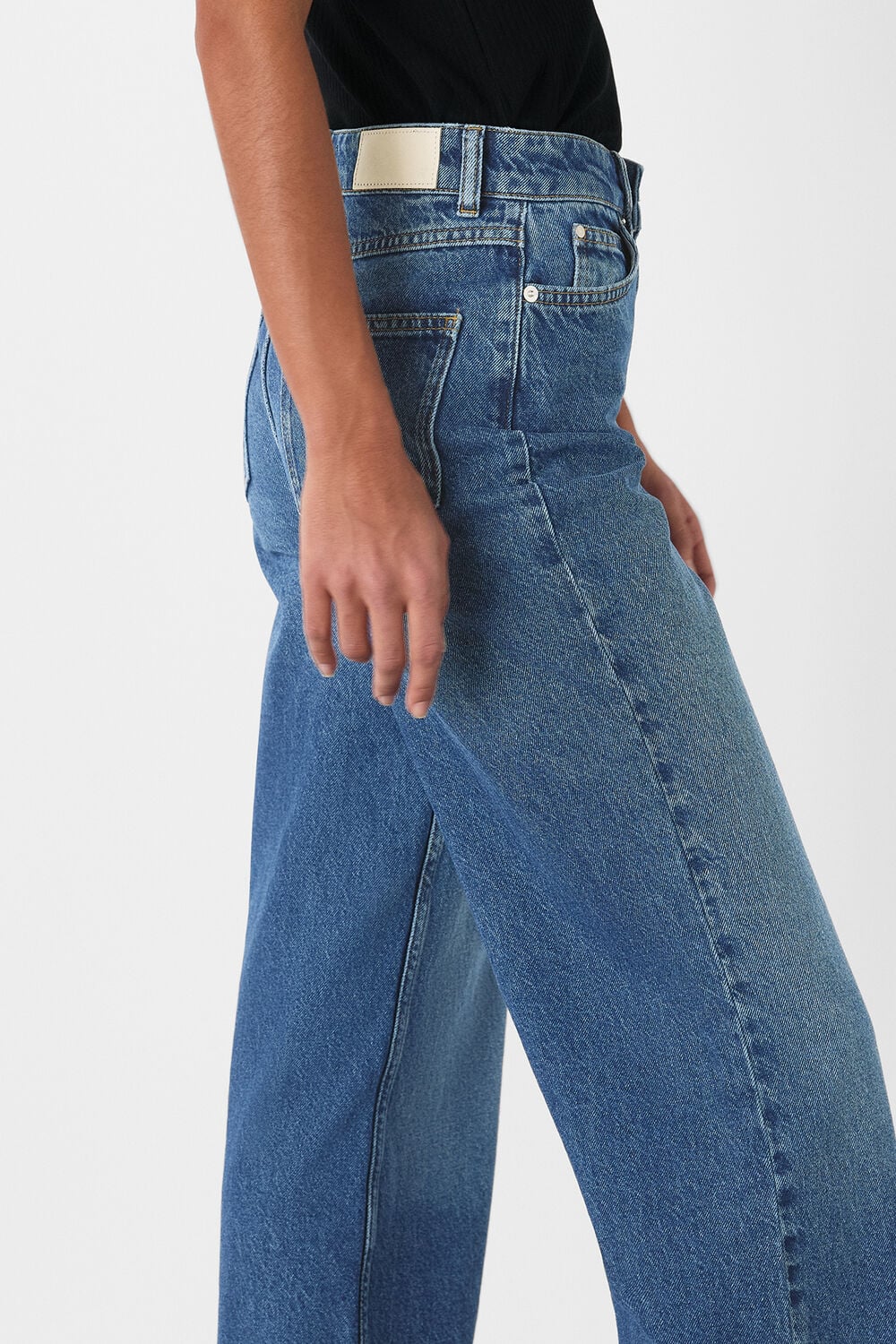 Denim Straight Full Length Jean