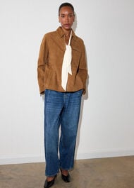 Tie Viscose Crepe Blouse