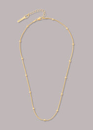Seed Bead Snake Chain Necklace