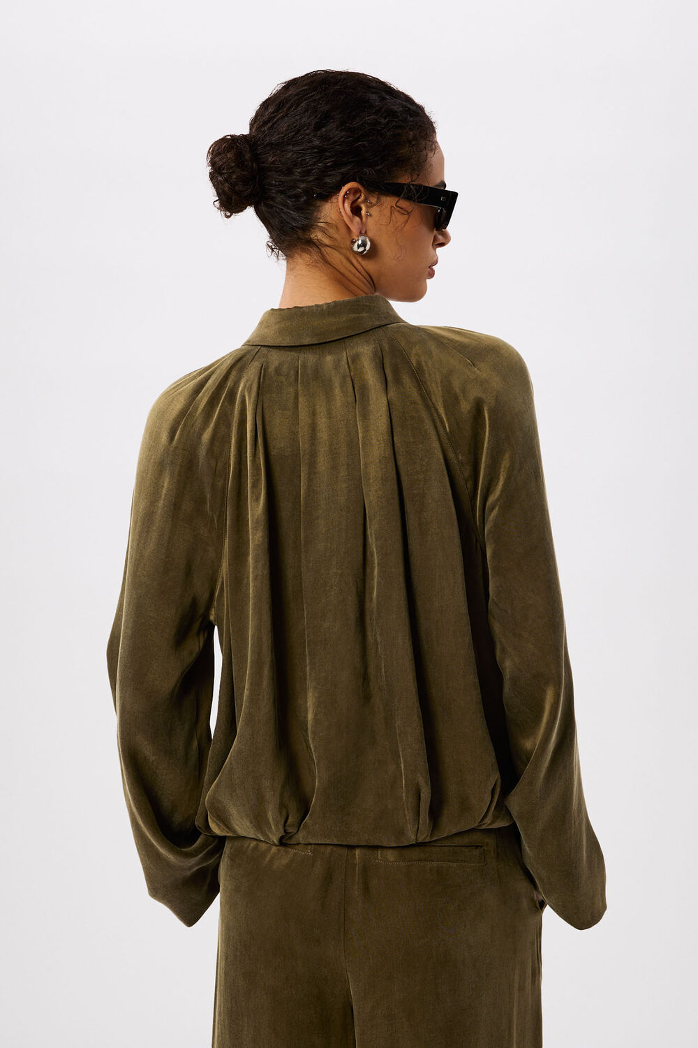Drapey Bubble Hem Jacket