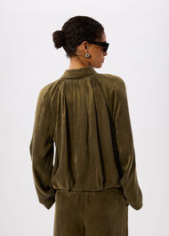 Drapey Bubble Hem Jacket