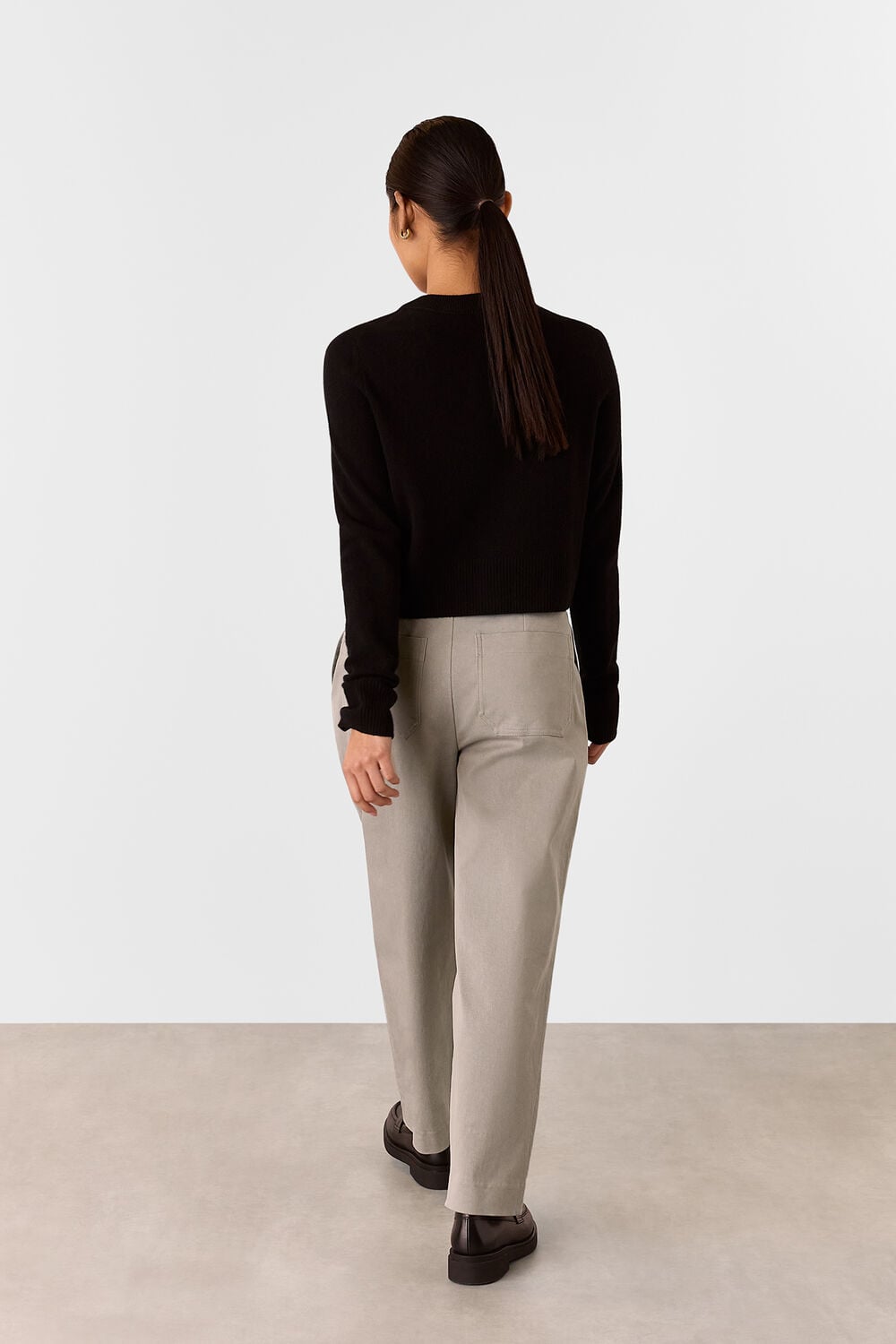 Petite Bethany Barrel Leg Trouser