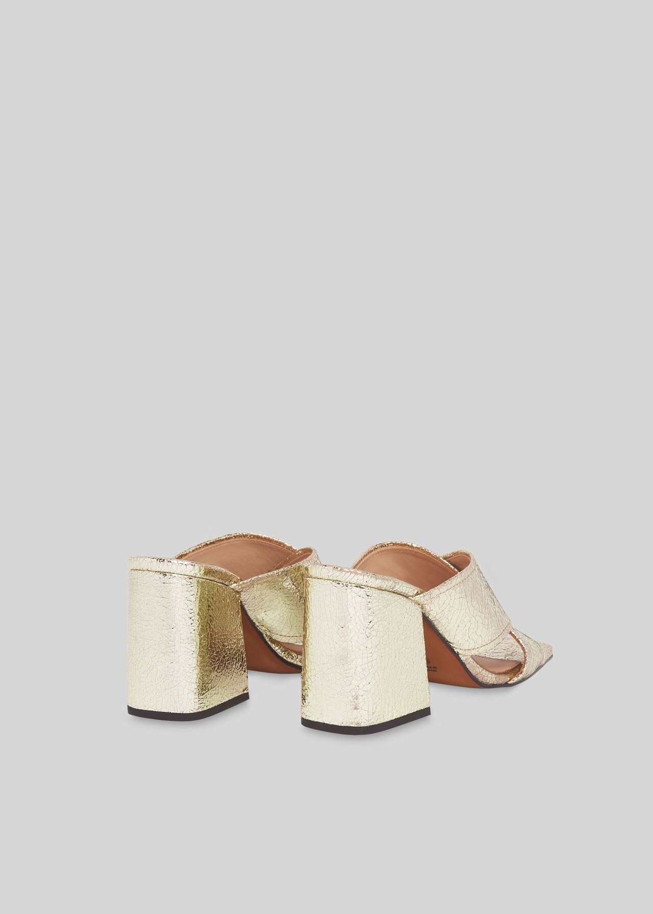 Ayres Cross Strap Sandal Gold