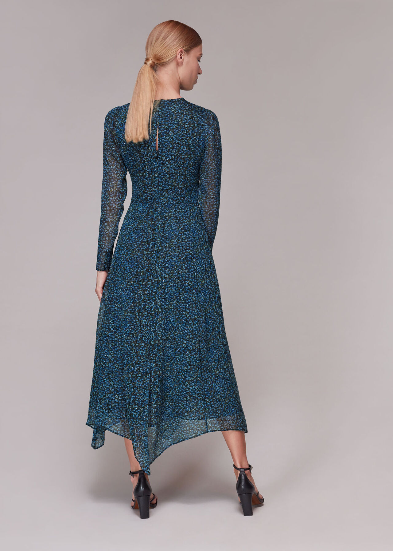 Scattered Bloom Dobby Dress