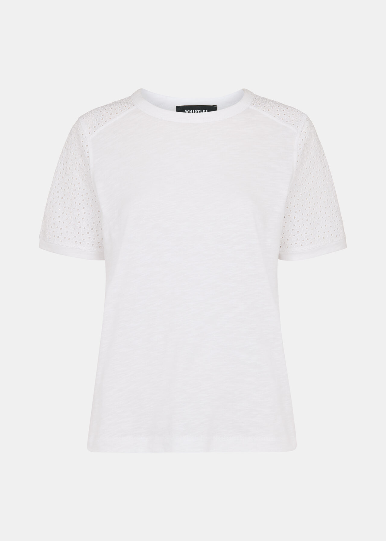 Broderie Sleeve Detail Tee