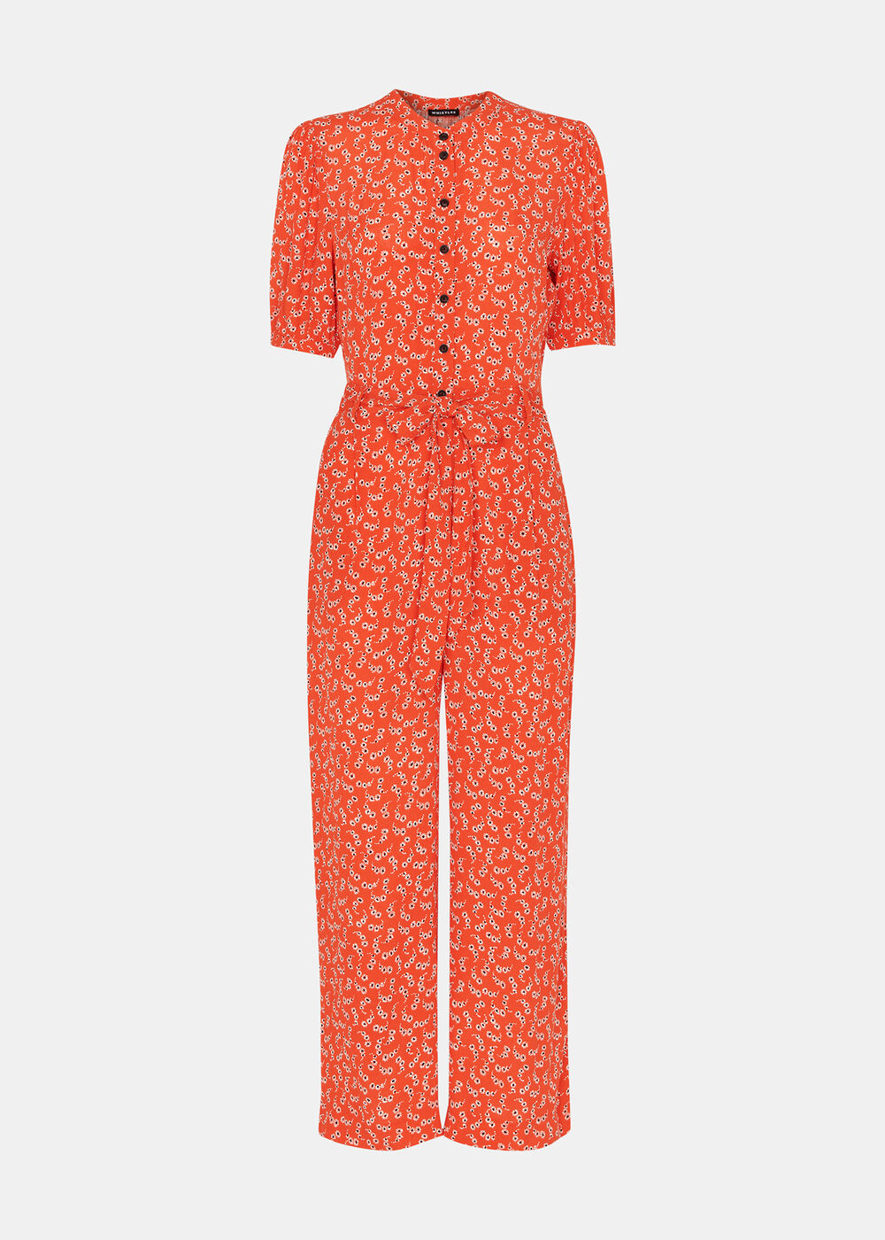 Petite Micro Floral Jumpsuit