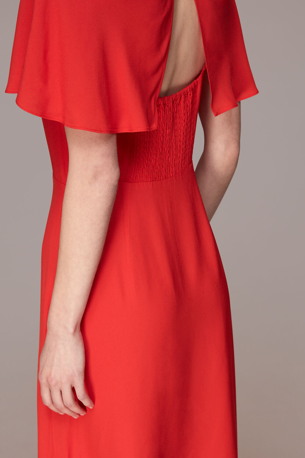 Annabelle Cape Sleeve Dress