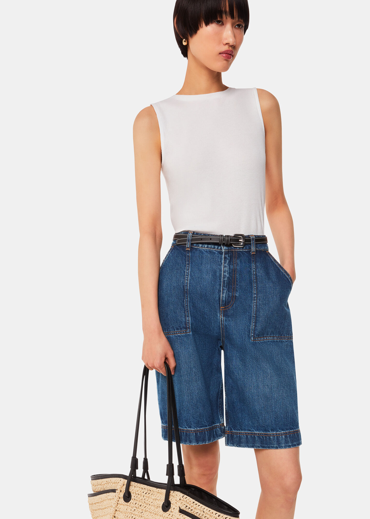 Raya Longline Denim Short