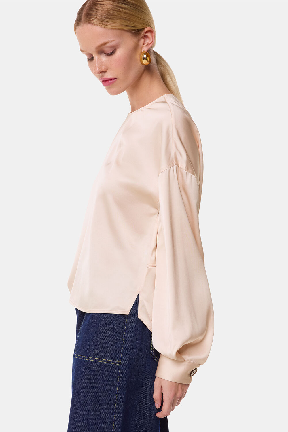 Demi Satin Blouse
