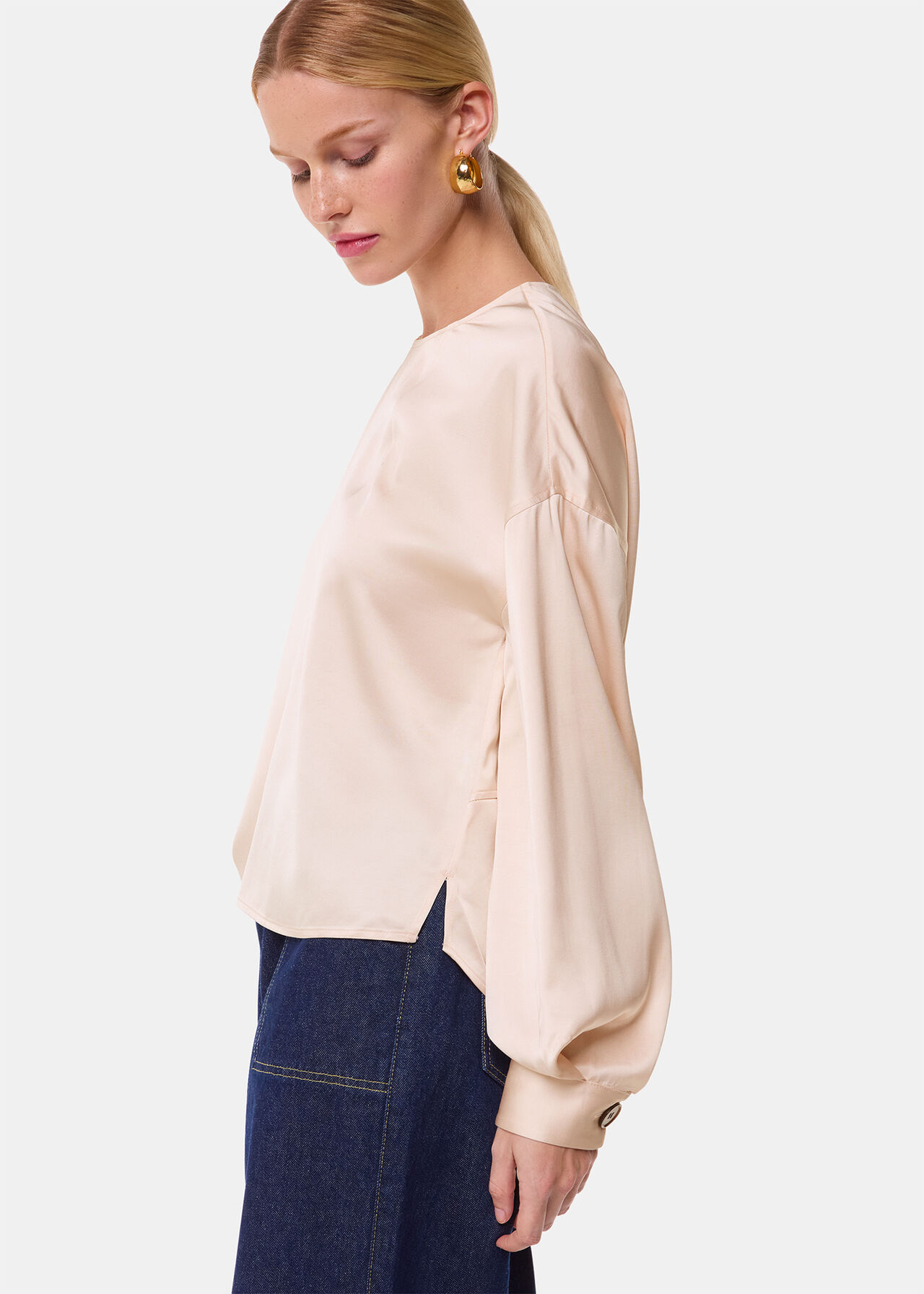 Demi Satin Blouse