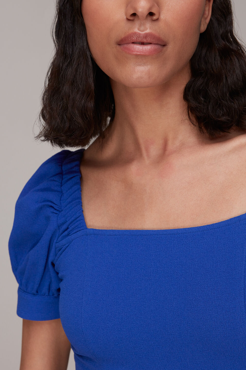 Amber Textured Midi Dress