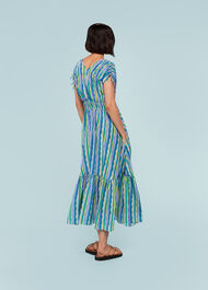 Wiggle Stripe Silk Dress