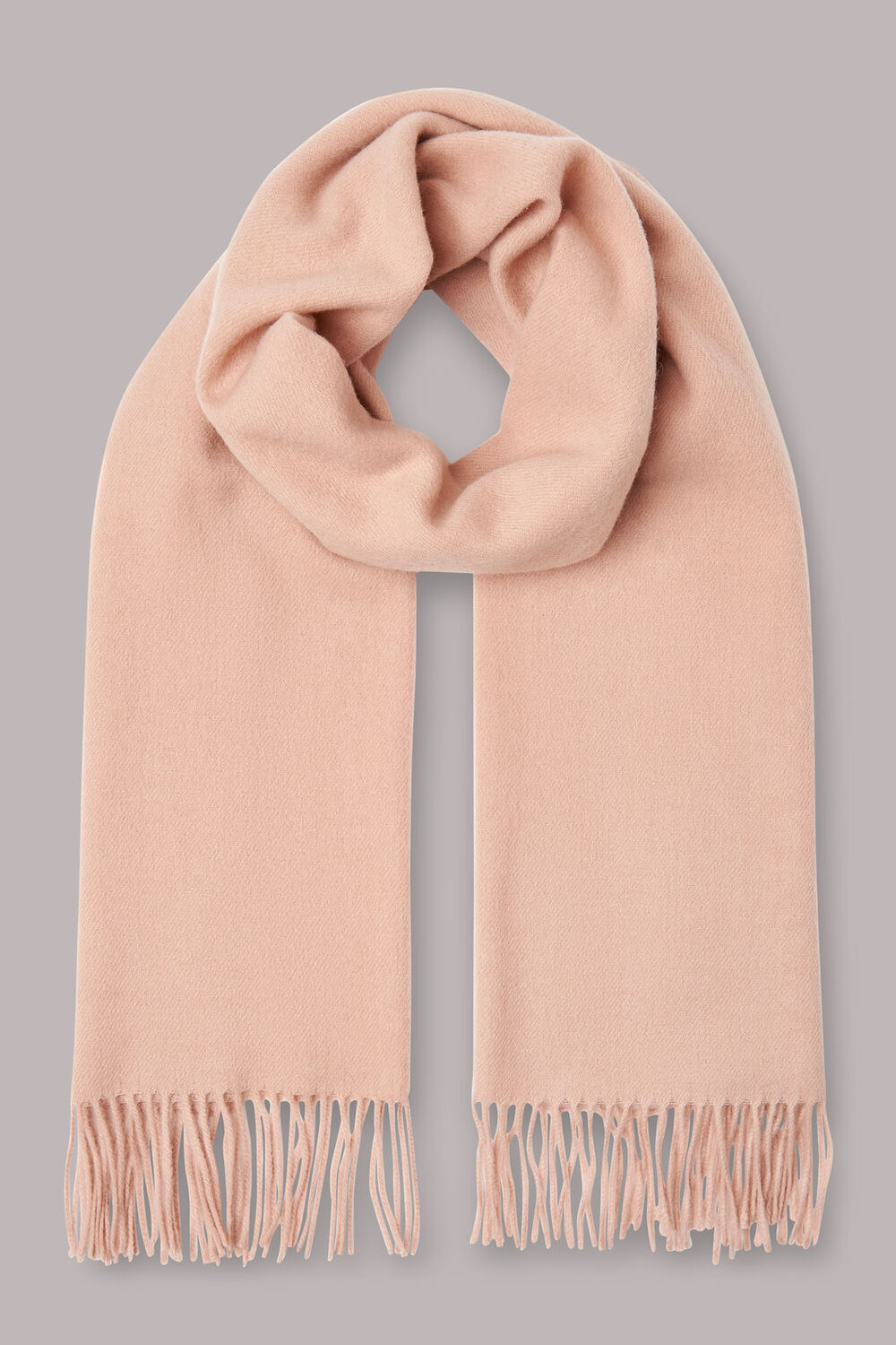 Fringed Wool Scarf