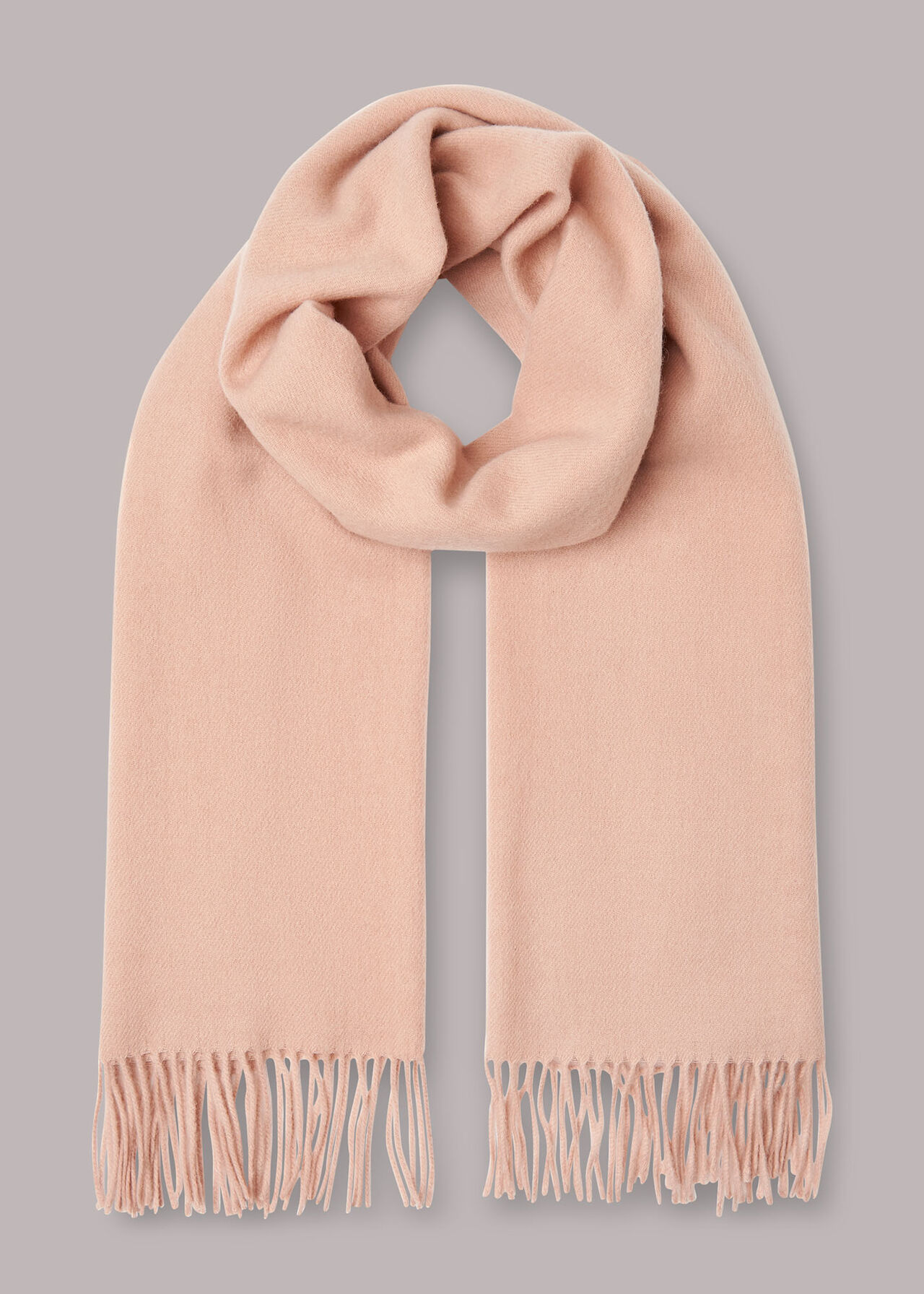 Fringed Wool Scarf