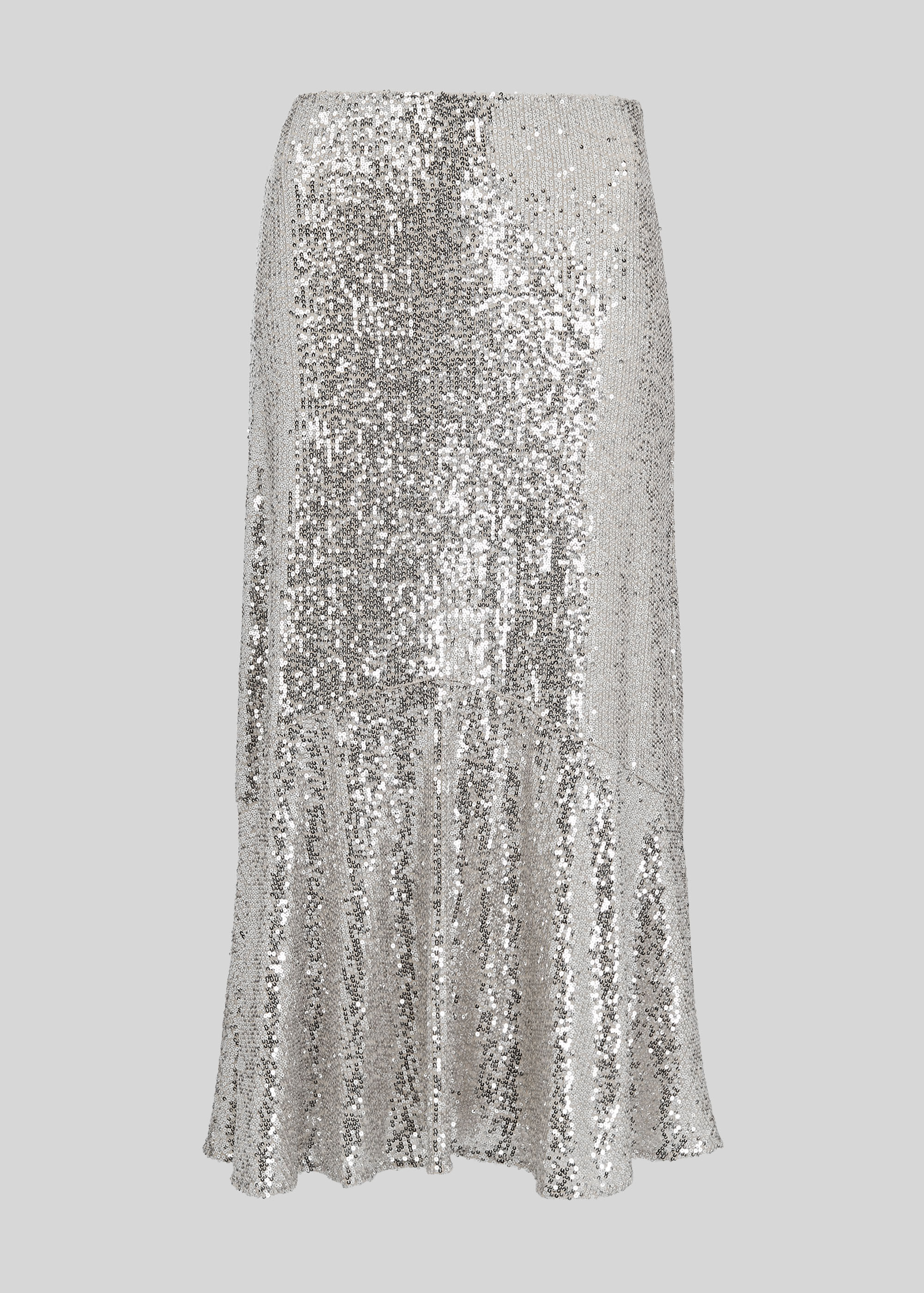 Silver Suki Sequin Skirt WHISTLES Whistles UK