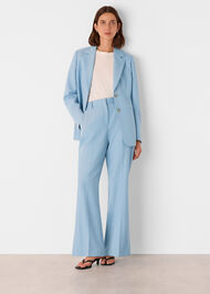Wool Blend Tailored Trouser