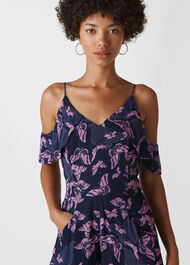 Papillion Print Playsuit Multicolour