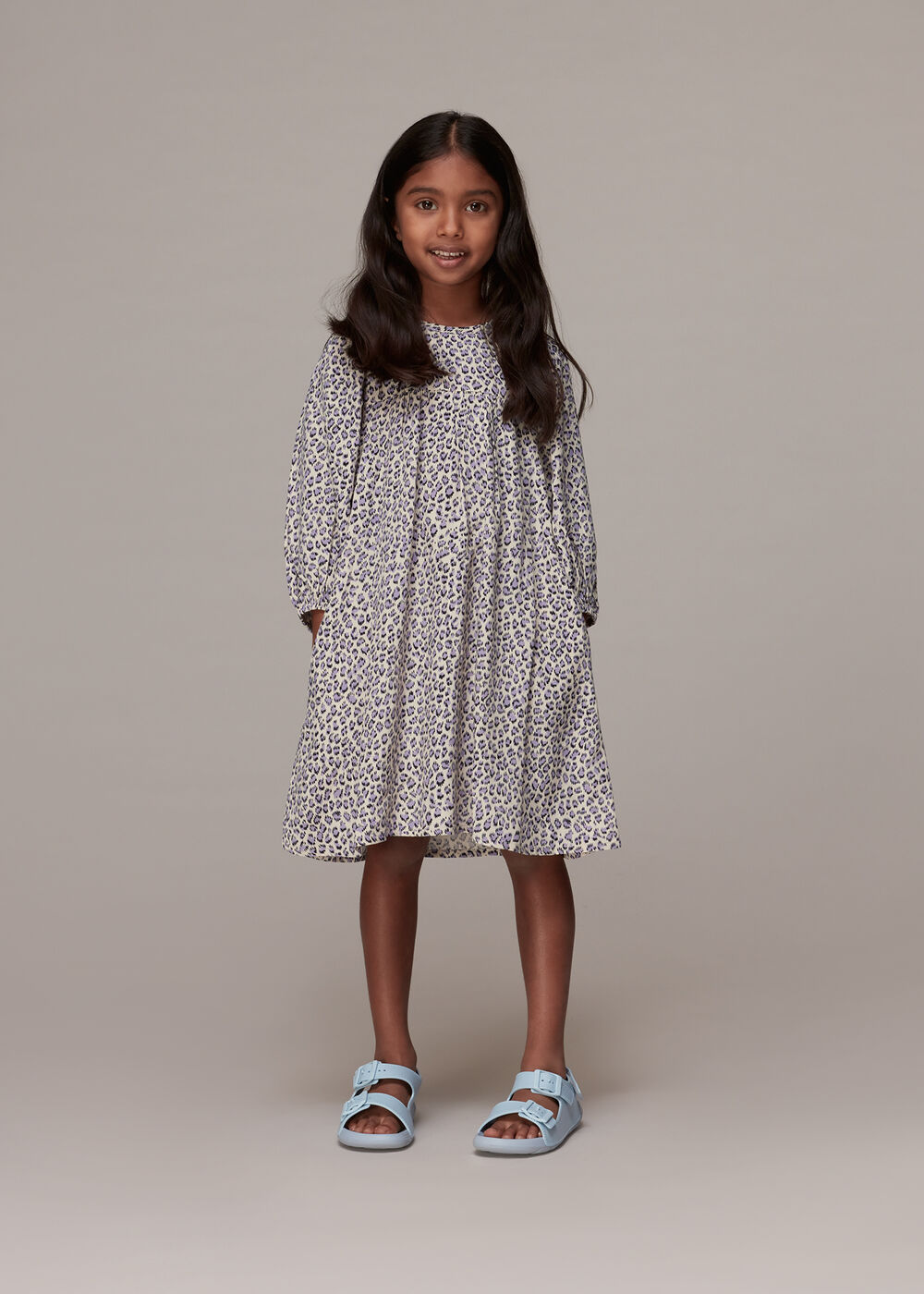 Dashed Leopard Wren Dress