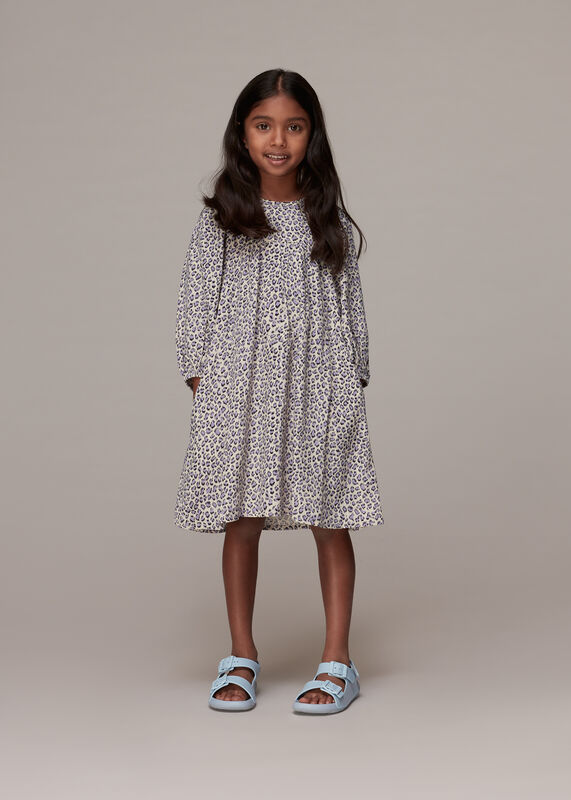 Dashed Leopard Wren Dress