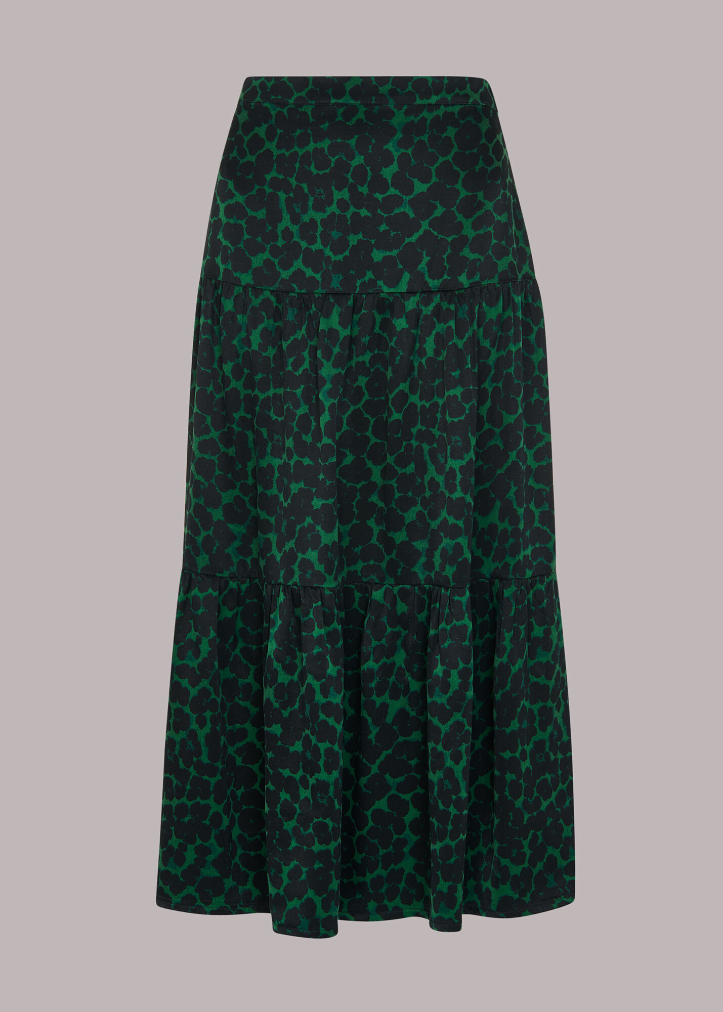 Cheetah midi skirt green store
