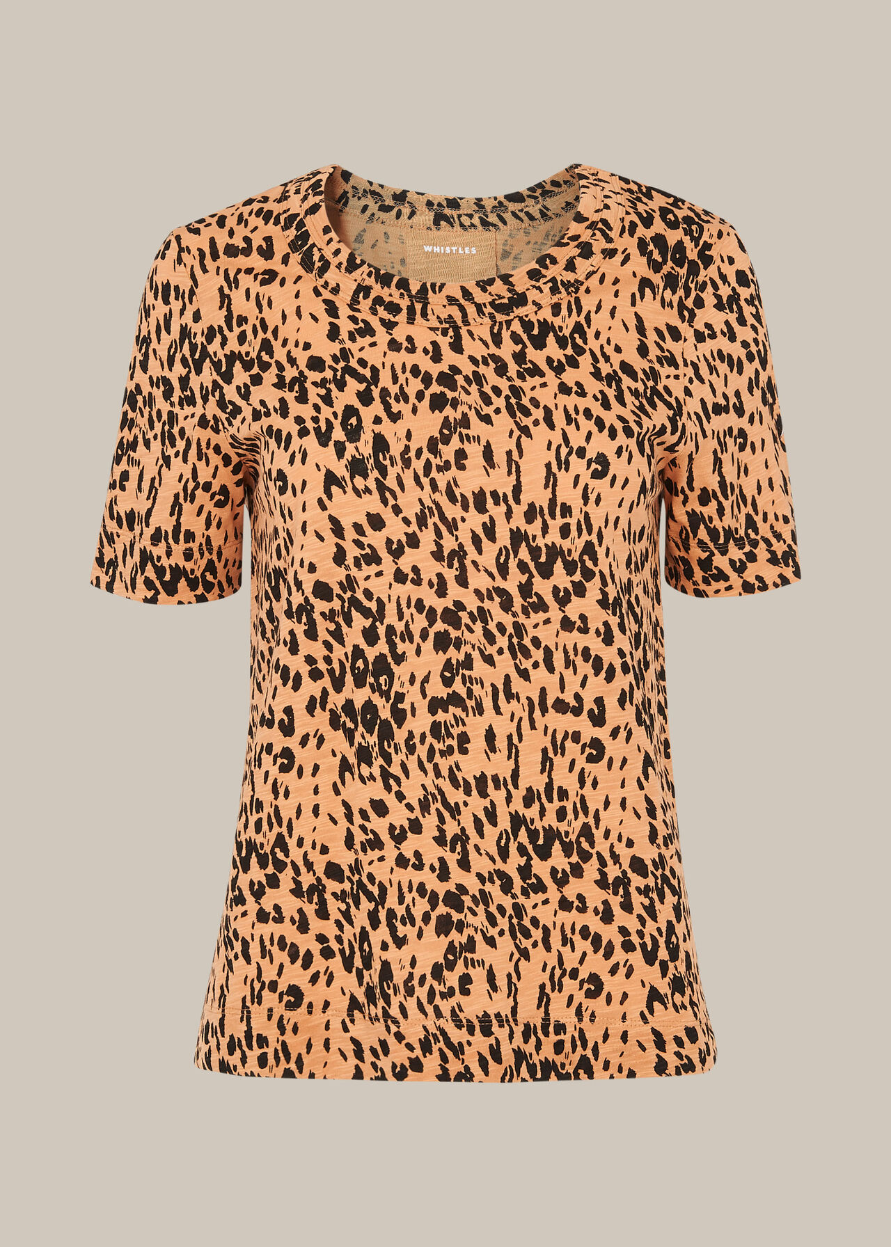 Leopard Print Safari Print Rosa Tshirt | WHISTLES
