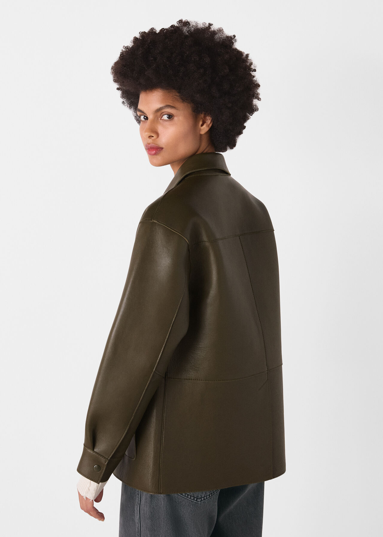 Clean Bonded Leather Jacket