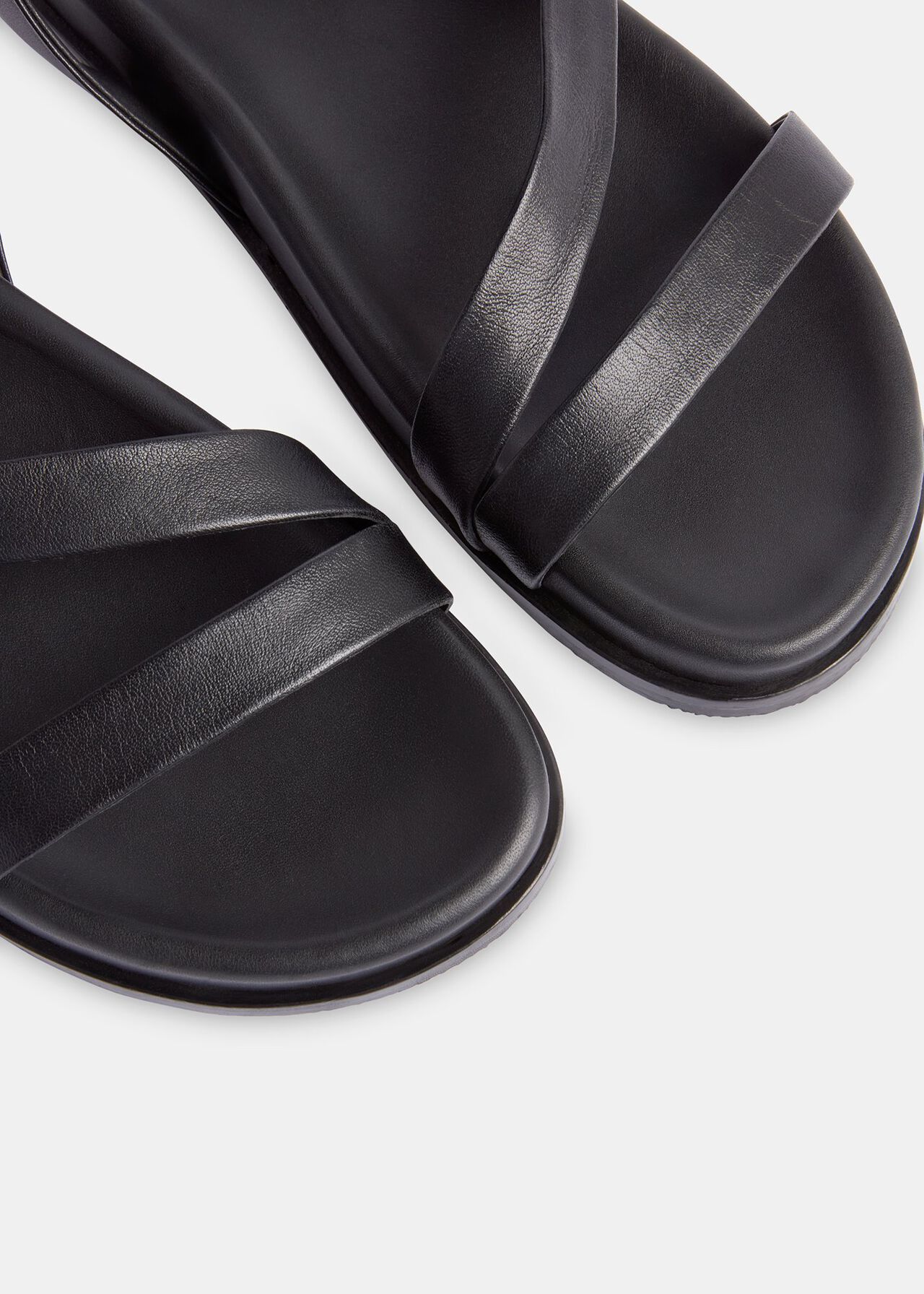 Gaia Asymmetric Strappy Sandal