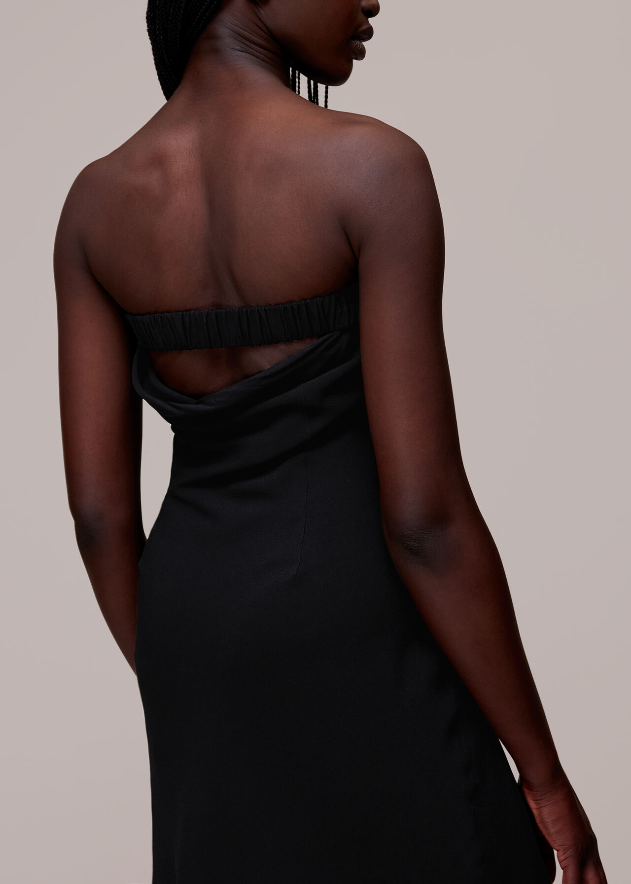 Bandeau Strapless Midi Dress